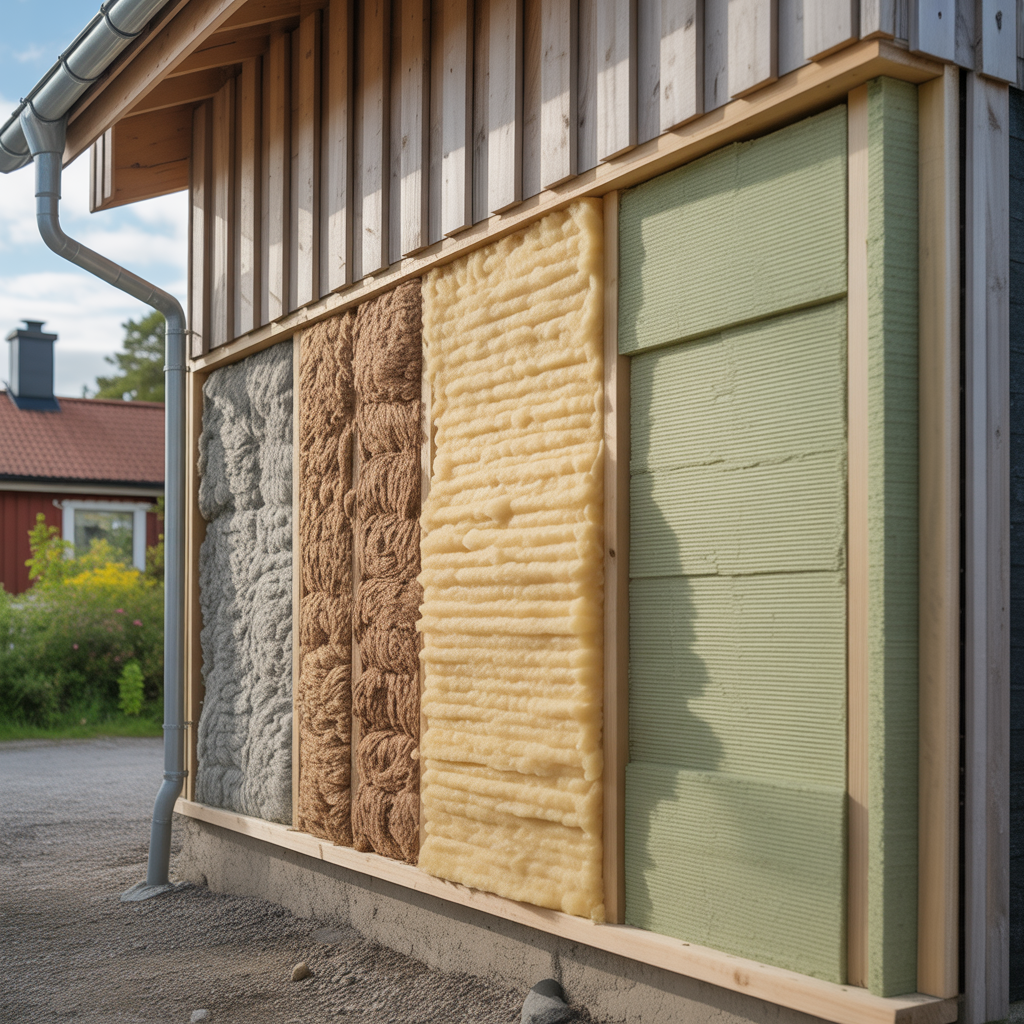 2.Skillnaden mellan olika isoleringsmaterial vad passar ditt hus