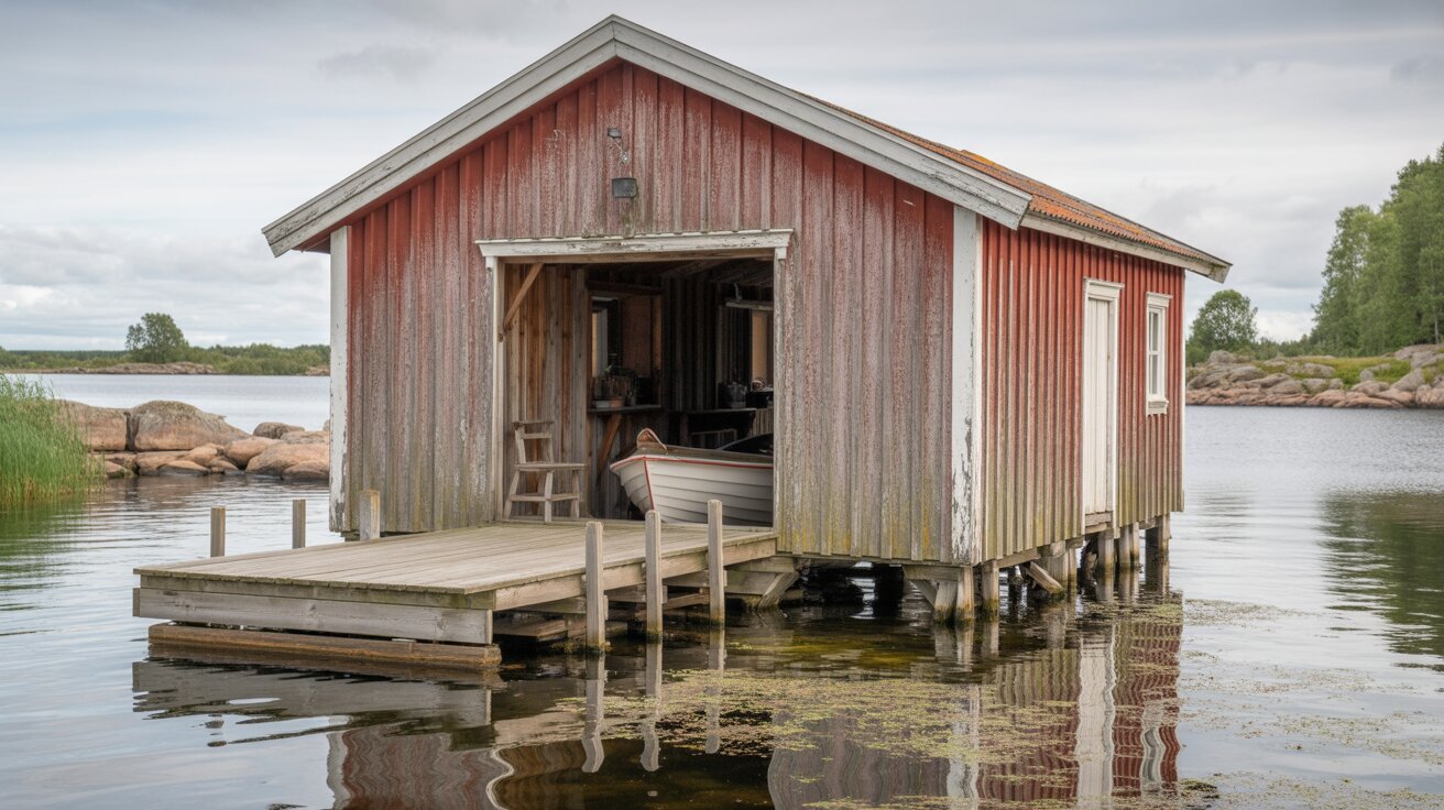Bygga båthus