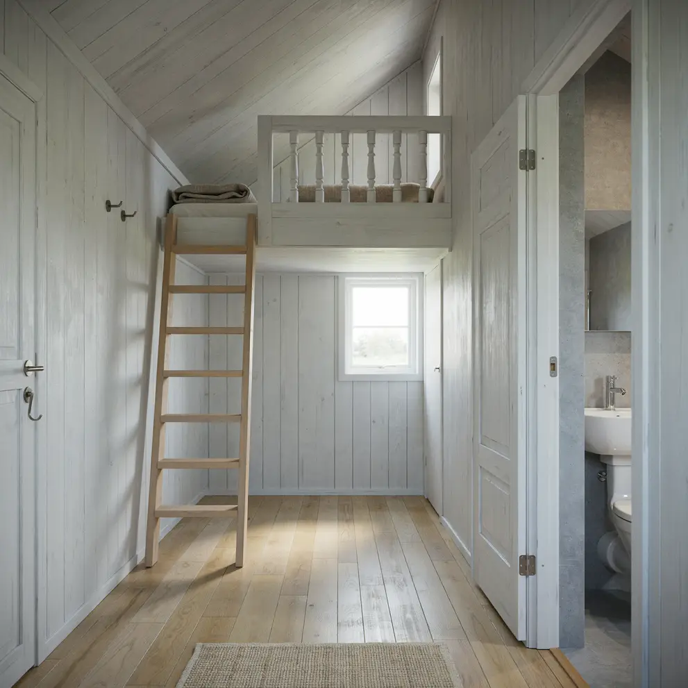 bygga friggebod med toalett loft goteborg vastsverige