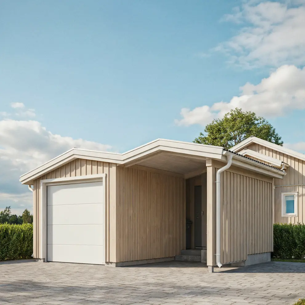 bygga garage carport med forrad goteborg vastsverige